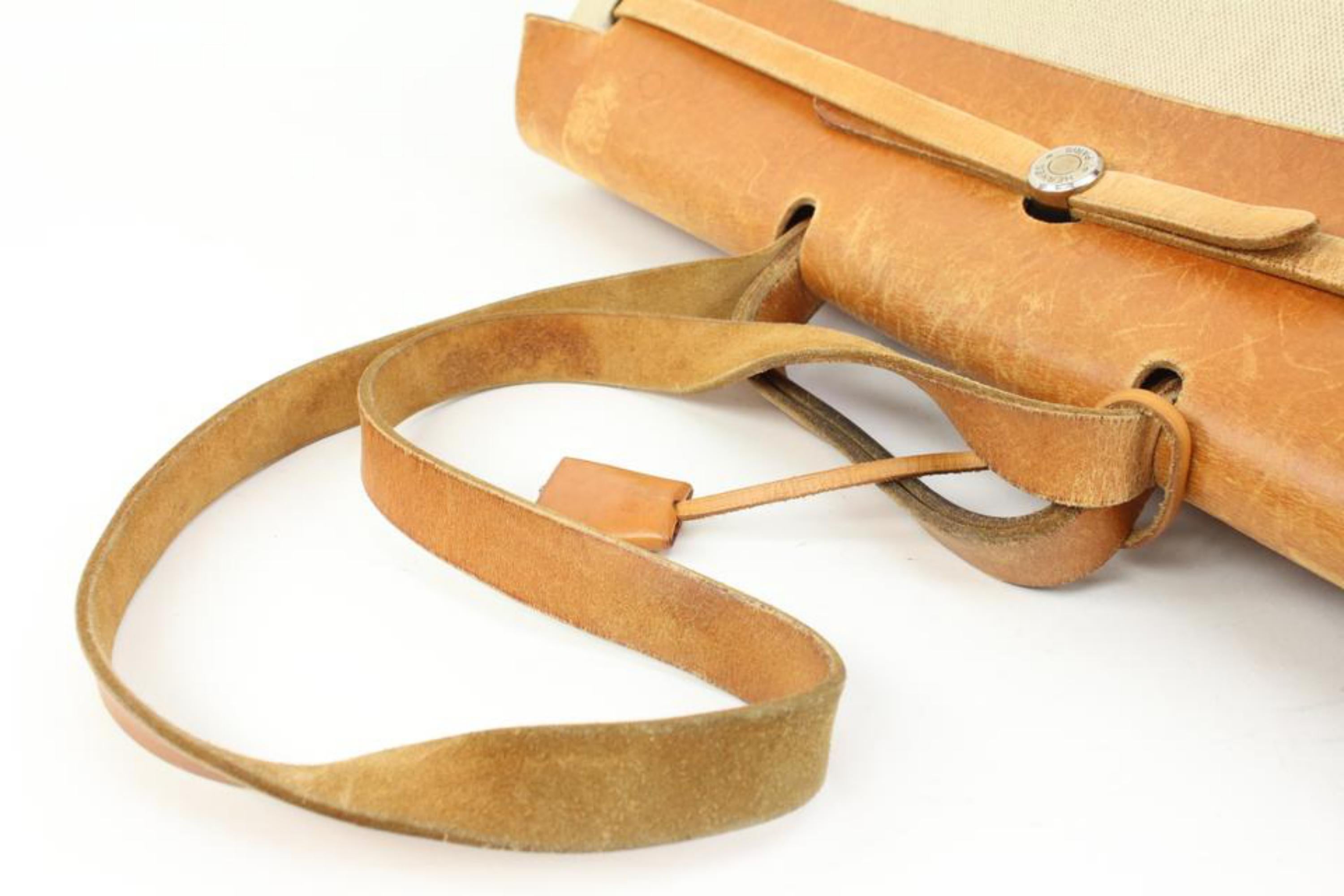 Orange Hermès XL Herbag Sac a Dos 2-in-1 Shoulder Bag 91h328s