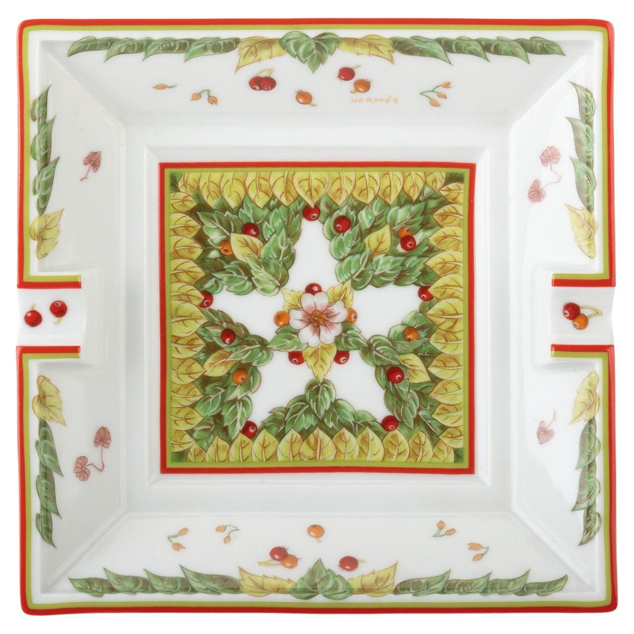 Hermès Xmas Porcelain Square Astray en vente
