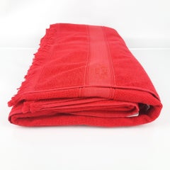 Serviette de plage Hermes Rouge Yachting, grand modèle