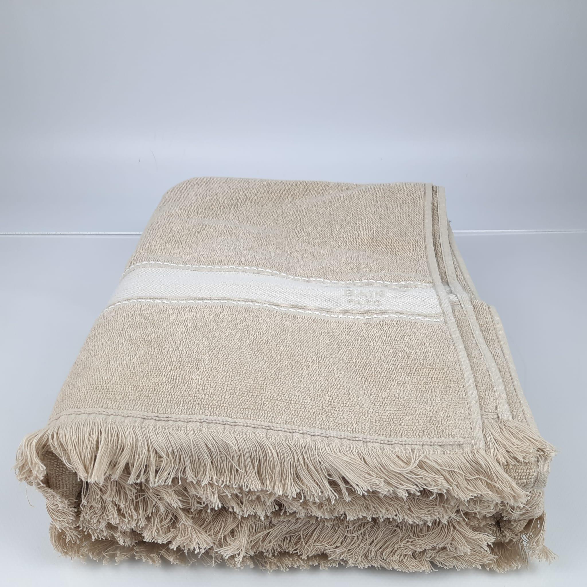 Hermes Yachting beach towel, large model Sable Cotton 1
