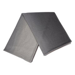 Hermes Yack 'n' Dye Ombre Cashmere Blanket Gris
