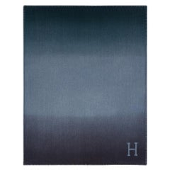 Hermes Yack 'n' Dye Ombre Blanket Anthracite