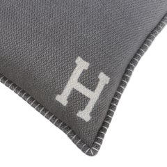 Hermes Yack n' Dye Ombre Pillow Gris / Naturel