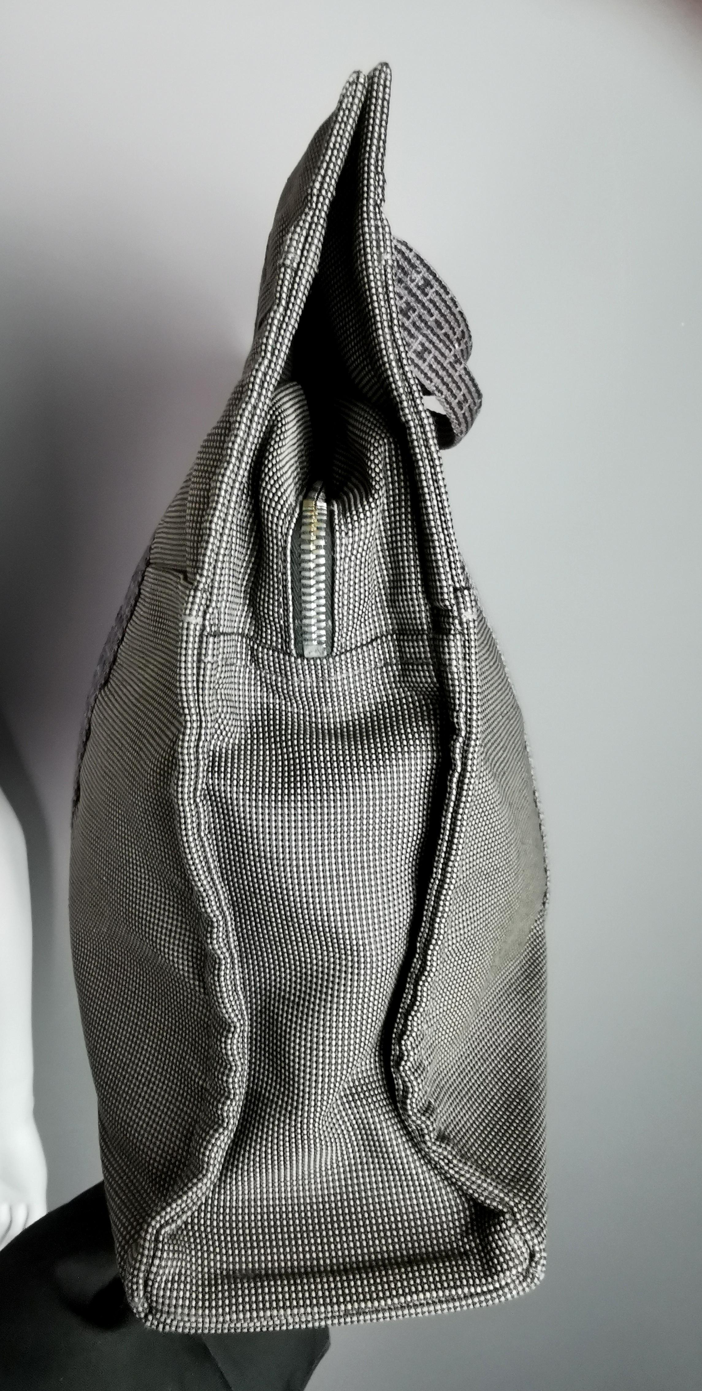 Hermes Yale Line Tote bag, grey  For Sale 8