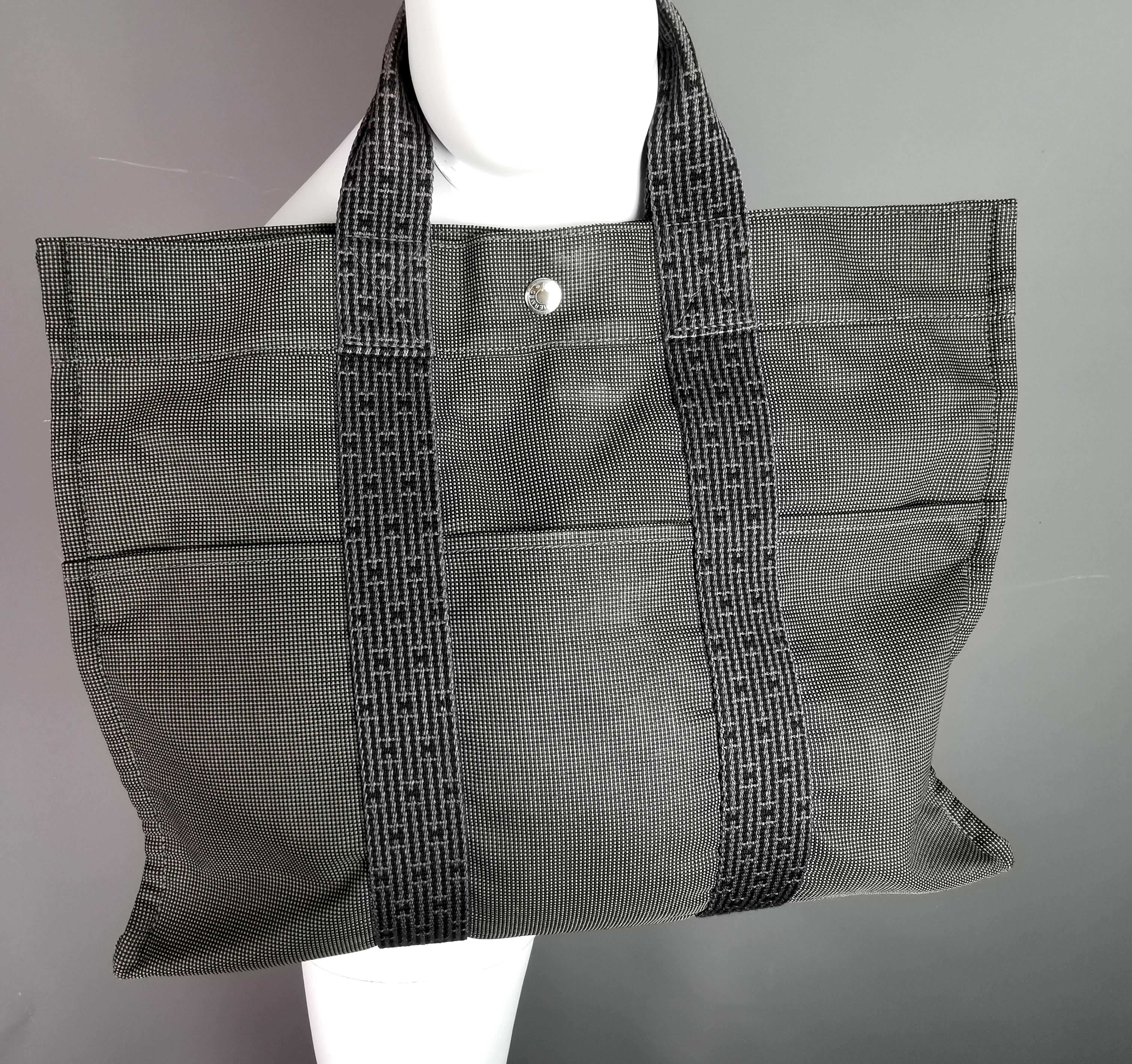 Hermes Yale Line Tote bag, grey  For Sale 1