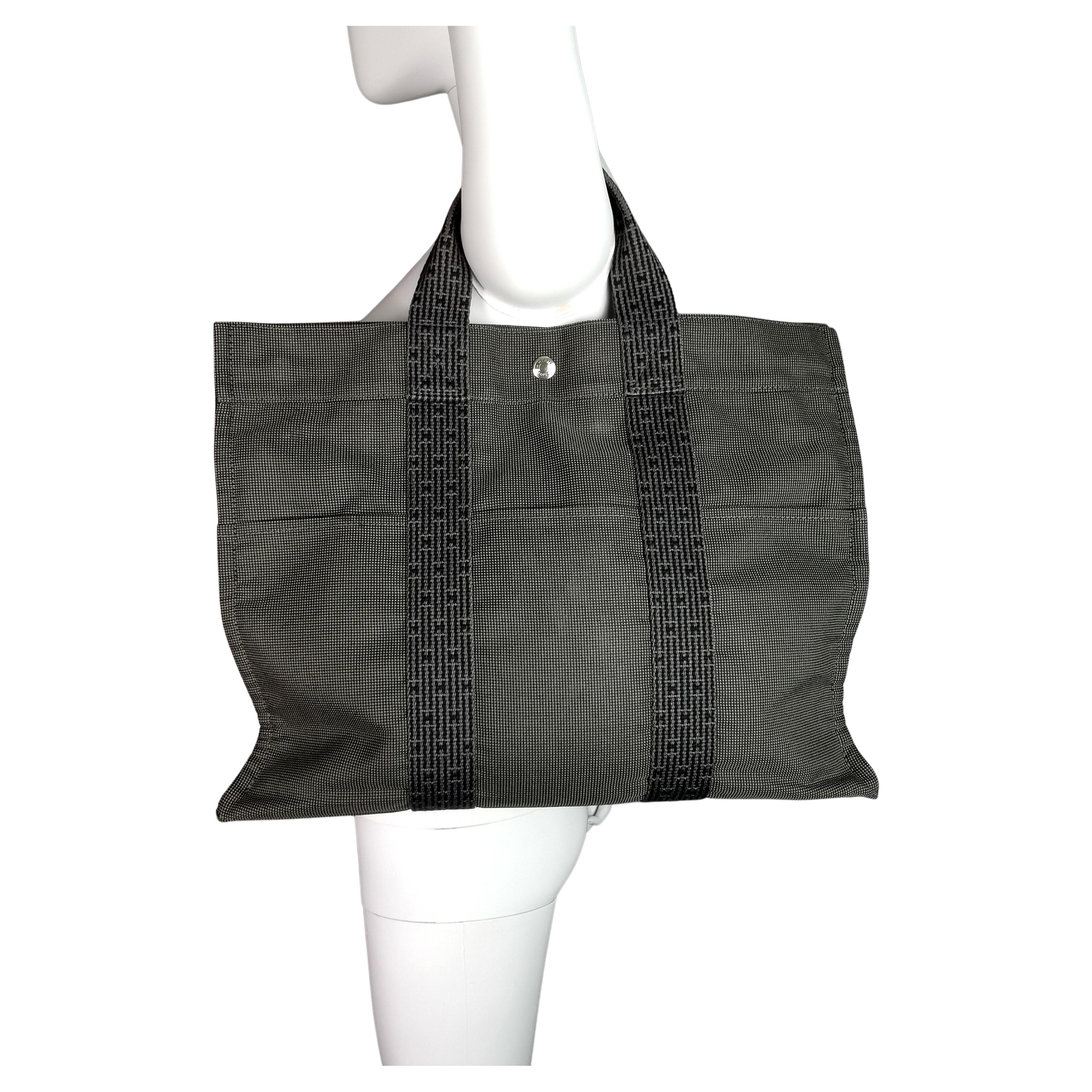 Hermes Yale Line Tote bag, grey  For Sale