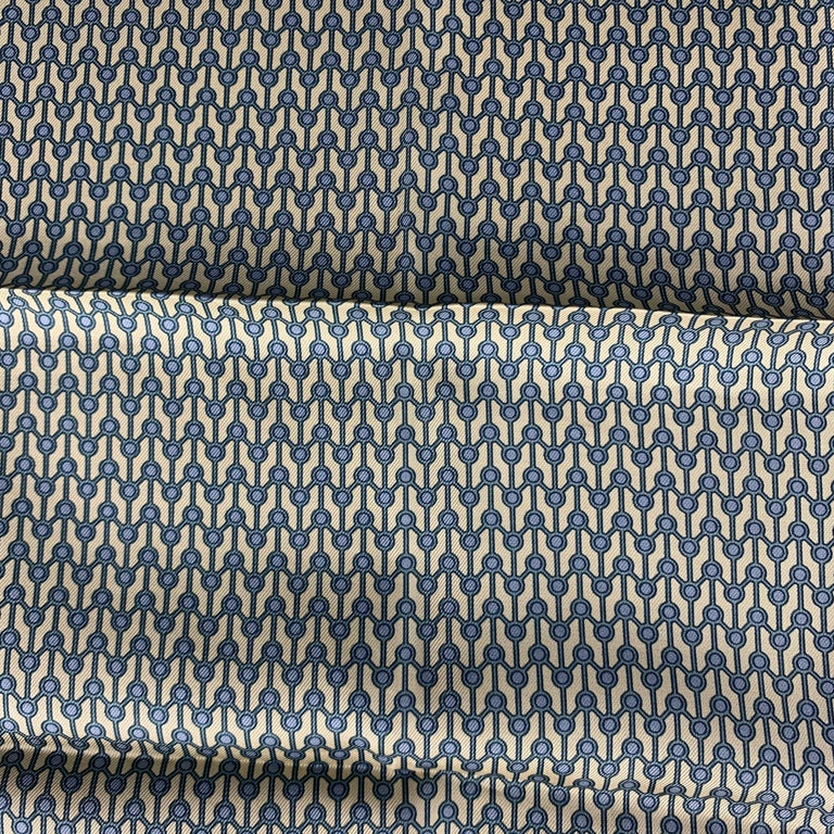 Geometric Print Pocket Square | Green Mix main image 0