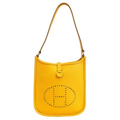 Hermès Yellow Epsom Evelyne TPM