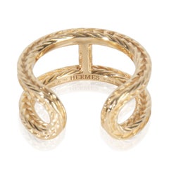 Hermès Yellow Gold  Chaine d'Ancre Danae Ring