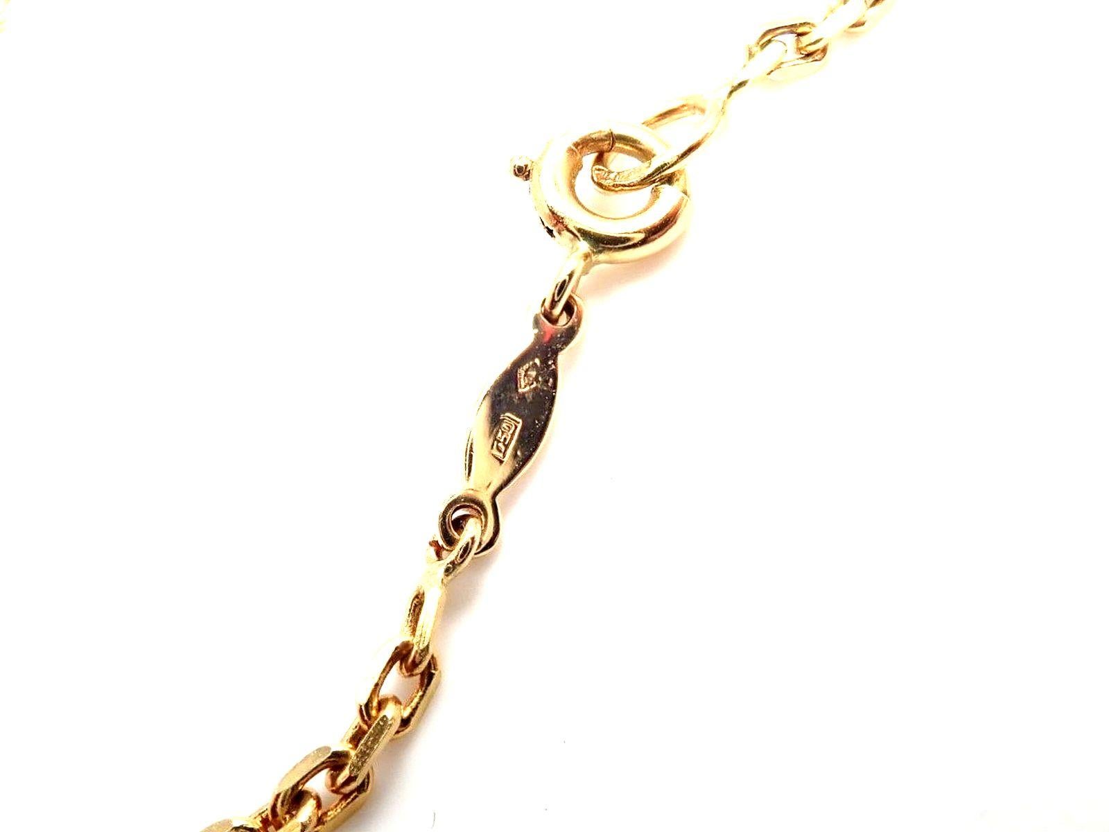 Hermès Yellow Gold Diamond H Heart Pendant Necklace 1
