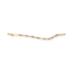Hermès Yellow Gold Diamond Small Kelly Chaine Bracelet