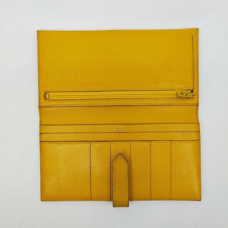 hermes wallet yellow