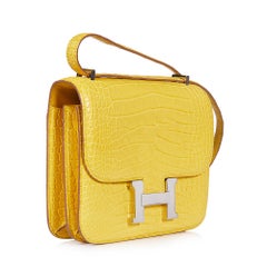 Hermès Yellow Mimosa Constance Bag
