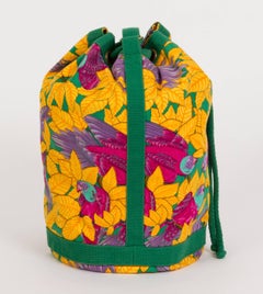 Hermès Yellow Parrots Bucket Bag