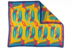 Hermès Yellow Parrots Cotton Sarong