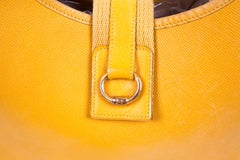 Hermes Yellow Togo Leather Tsako Bag