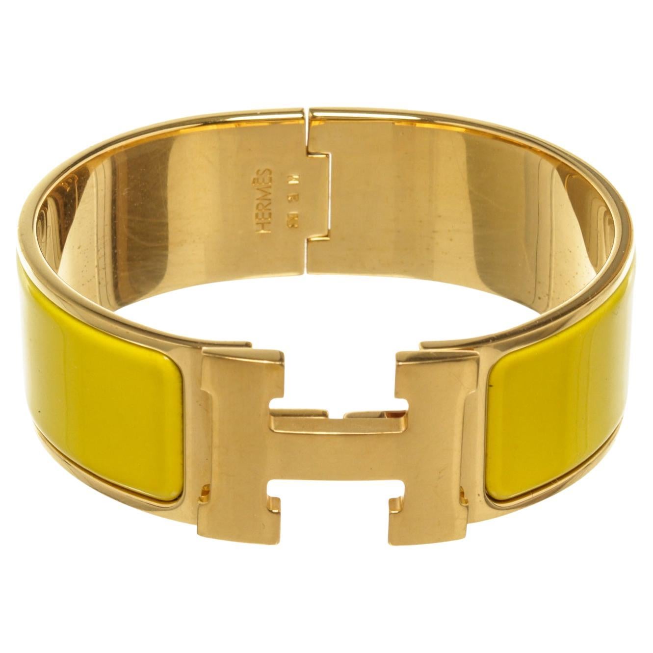 Hermes Clic H Bracelet - 136 For Sale on 1stDibs | hermes h 