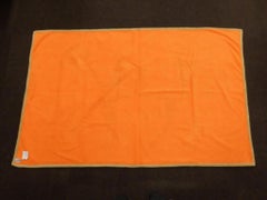 Hermès Yellow X Orange Horse Logo H Towel 226863