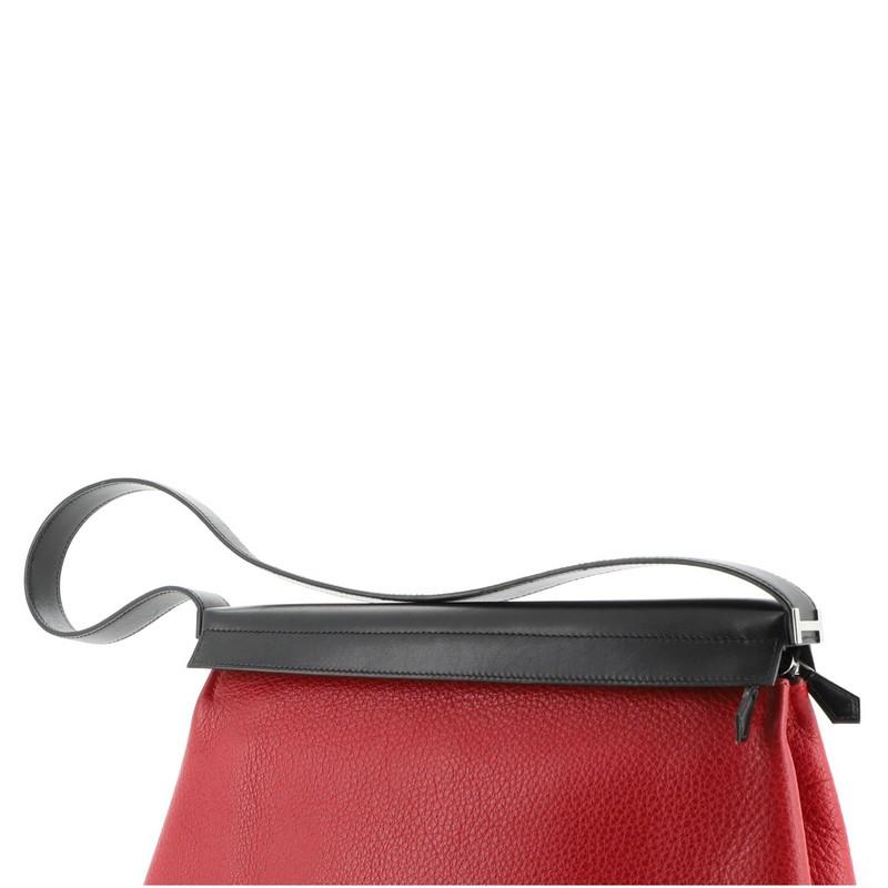 Red Hermes Yeoh Bag Leather