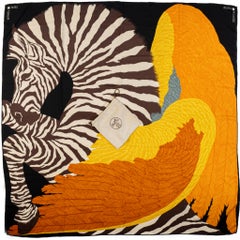 Hermès Zebra 55" Shawl, Alice Shirley