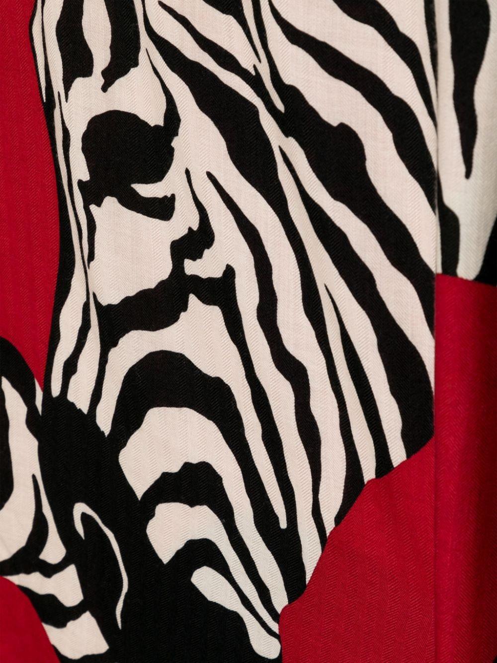 Hermès Zebra Pegasus Scarf In Excellent Condition In London, GB