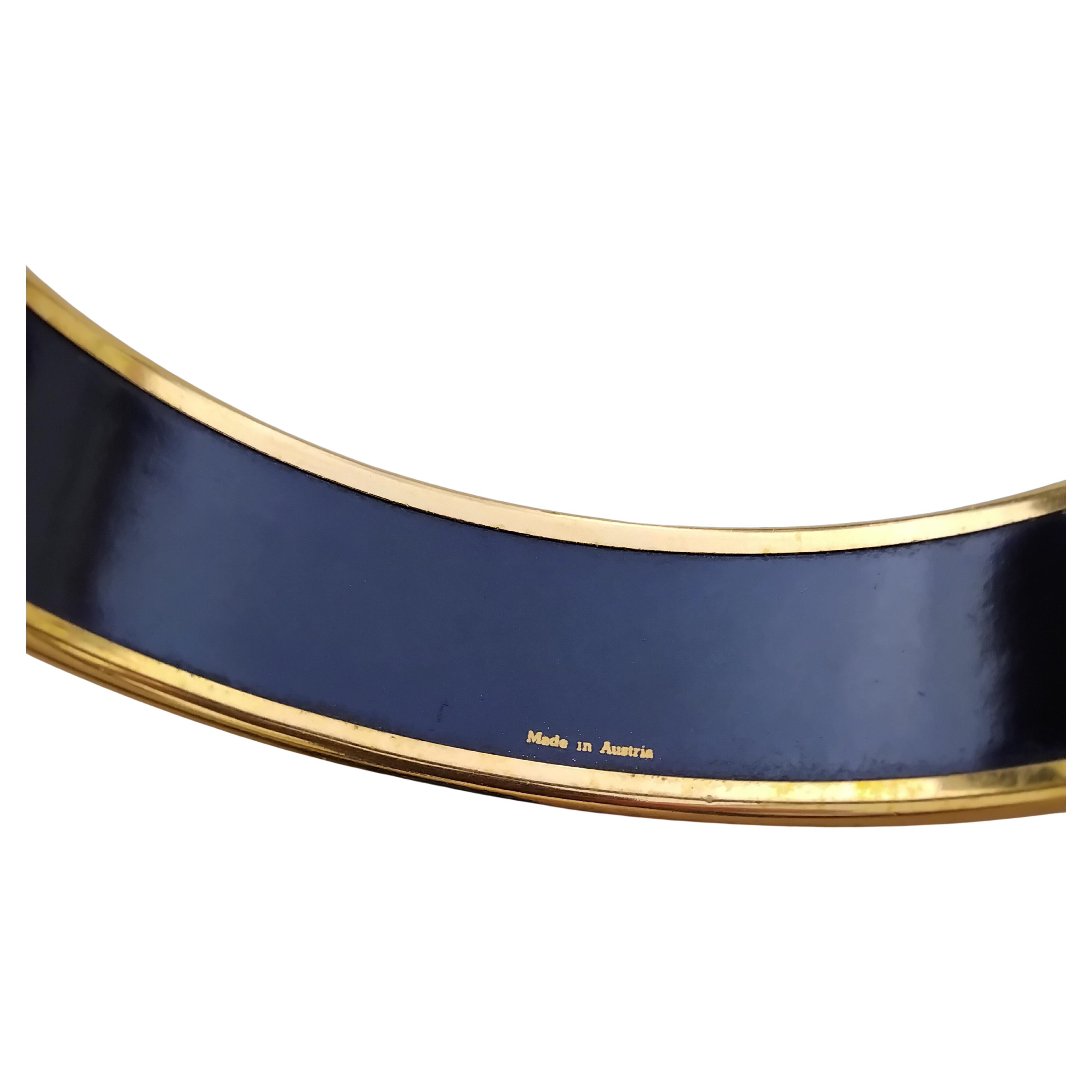 Hermès Gold Enamel Bracelet Zebras Africa S. 70 For Sale 9