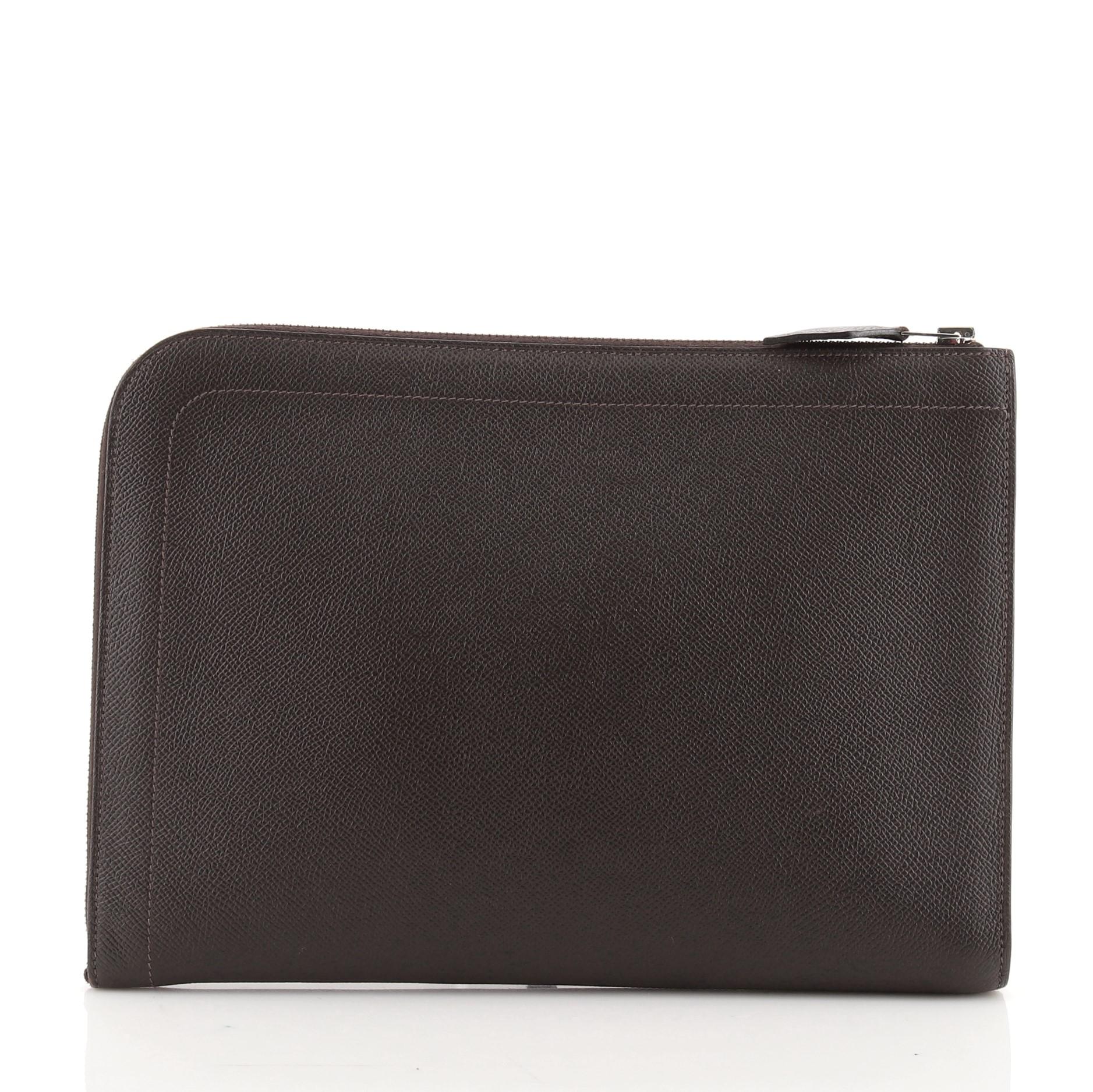 Women's or Men's Hermes Zip Tablet Portfolio Leather Medium