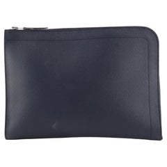 Hermès - Portefeuille à fermeture éclair pour tablette en cuir moyen