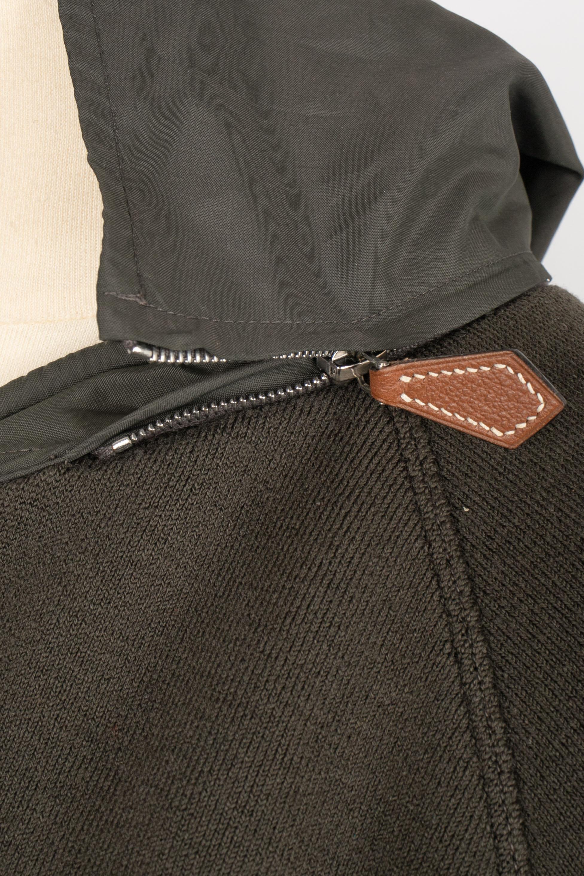 Hermès zipped jacket For Sale 4