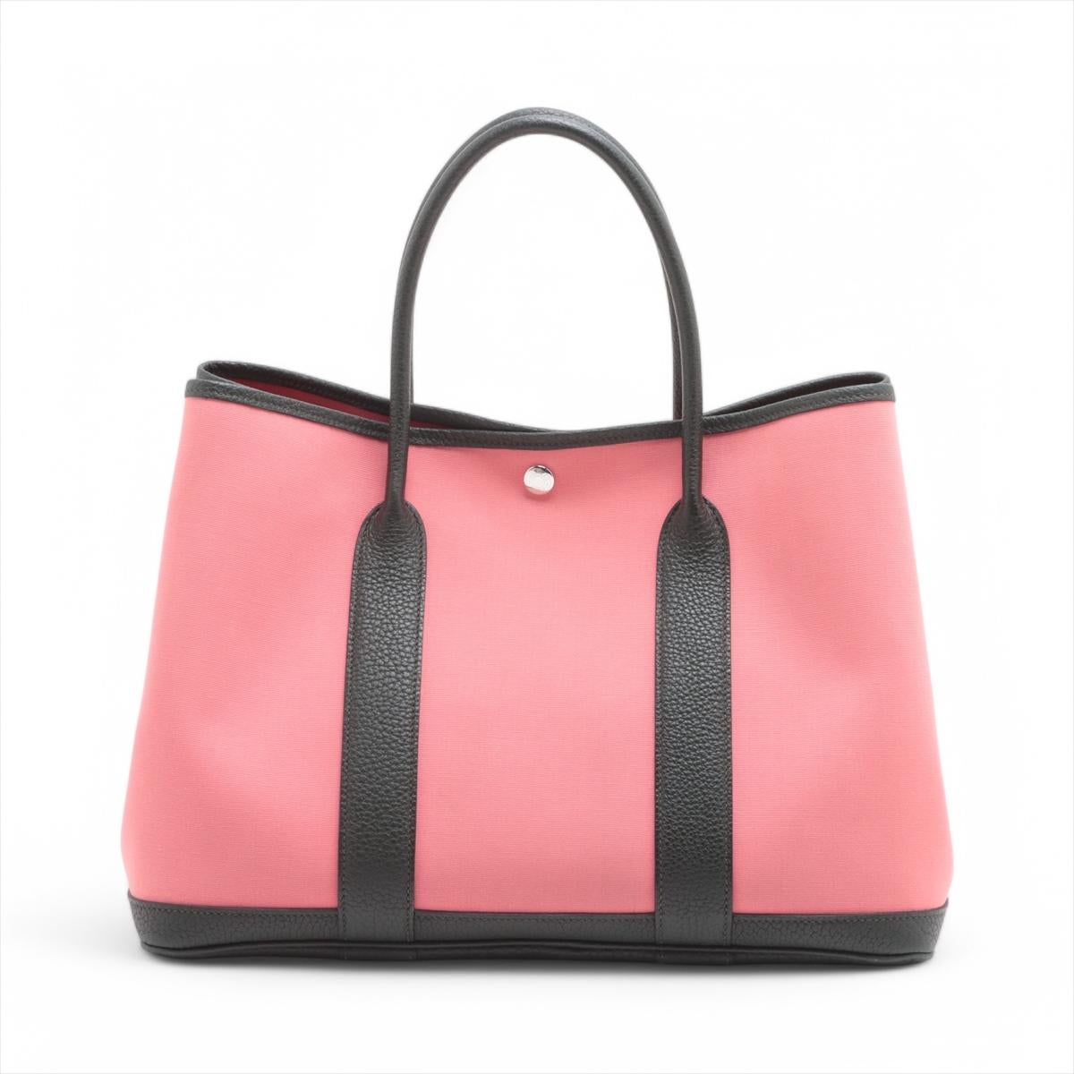 HermèsGardenParty36PM Rose Toile Officier×Negonda Rose Azalee x Black *VORBESTELLUNG* (Pink)