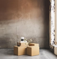 Table Qub de Hermhaus avec placage ALPI de Patricia Urquiola