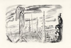 "Les eglises de Paris" original etching