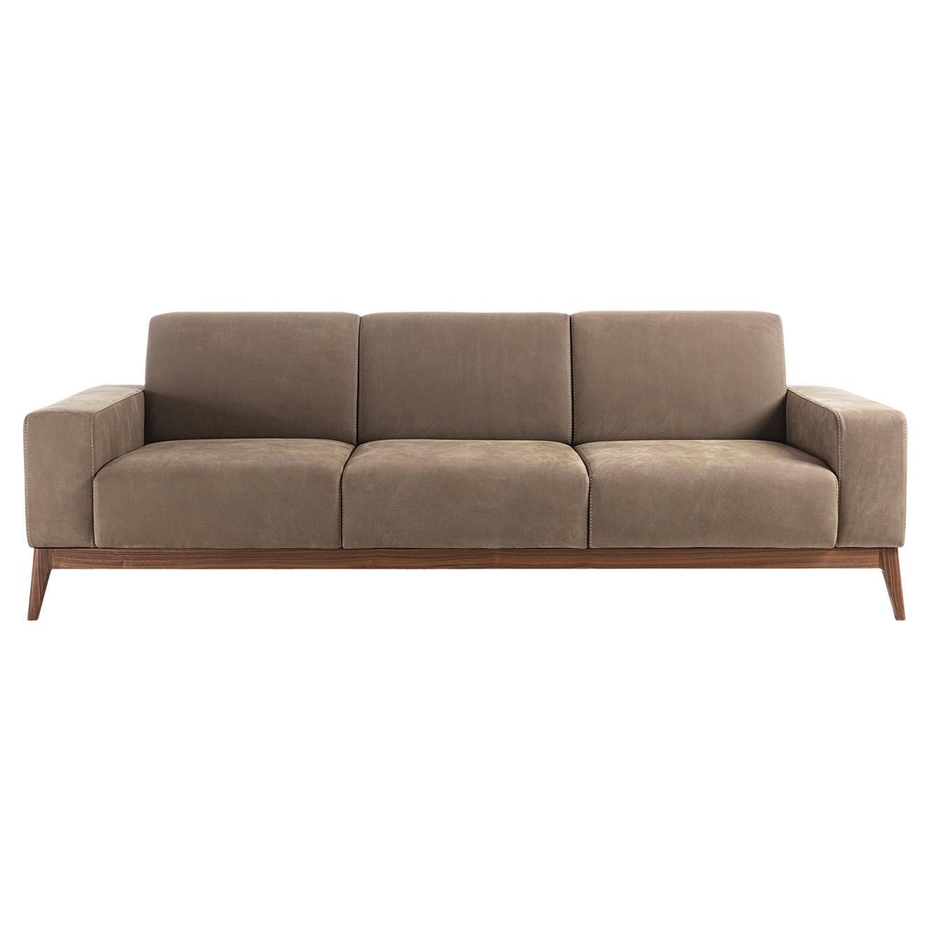Sofa Hermitage 3 Seater in Taupe im Angebot