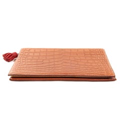 Hermès Barenia Tanned Alligator Agenda Cover