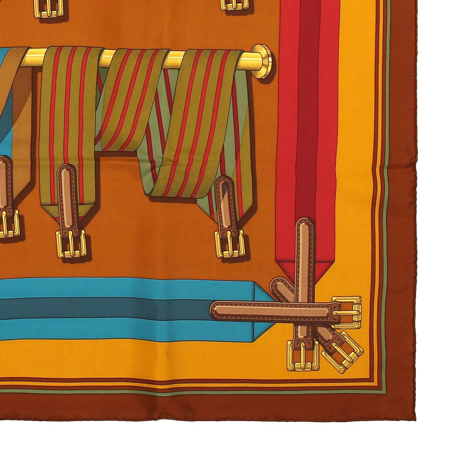 hermes scarf as belt