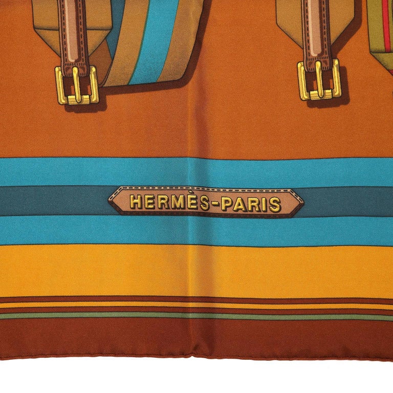Hermès Belt Print 90 cm Silk Scarf For Sale at 1stDibs | hermes belt ...
