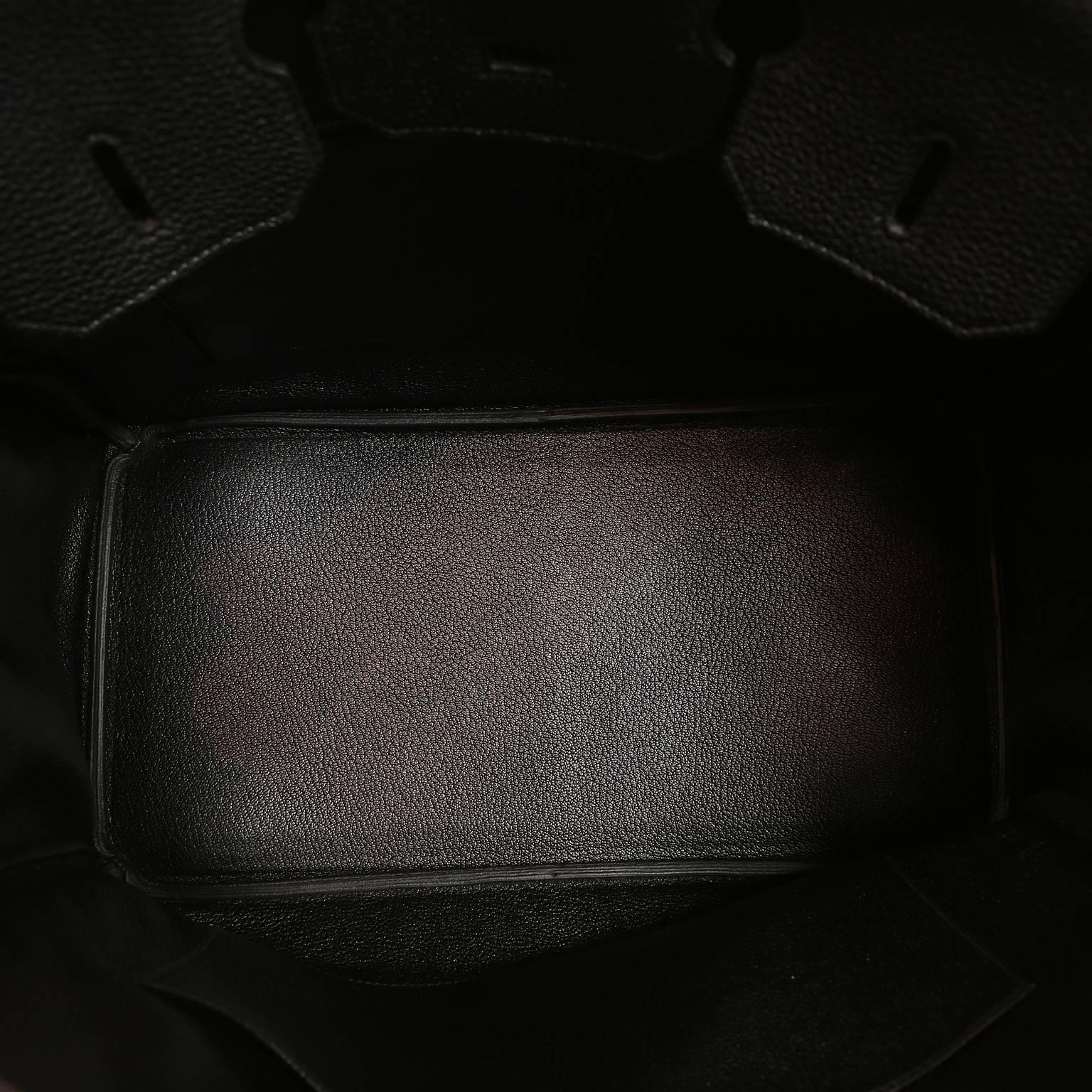 Hermès Black Togo Leather 35 cm Birkin Bag with Palladium HW 7