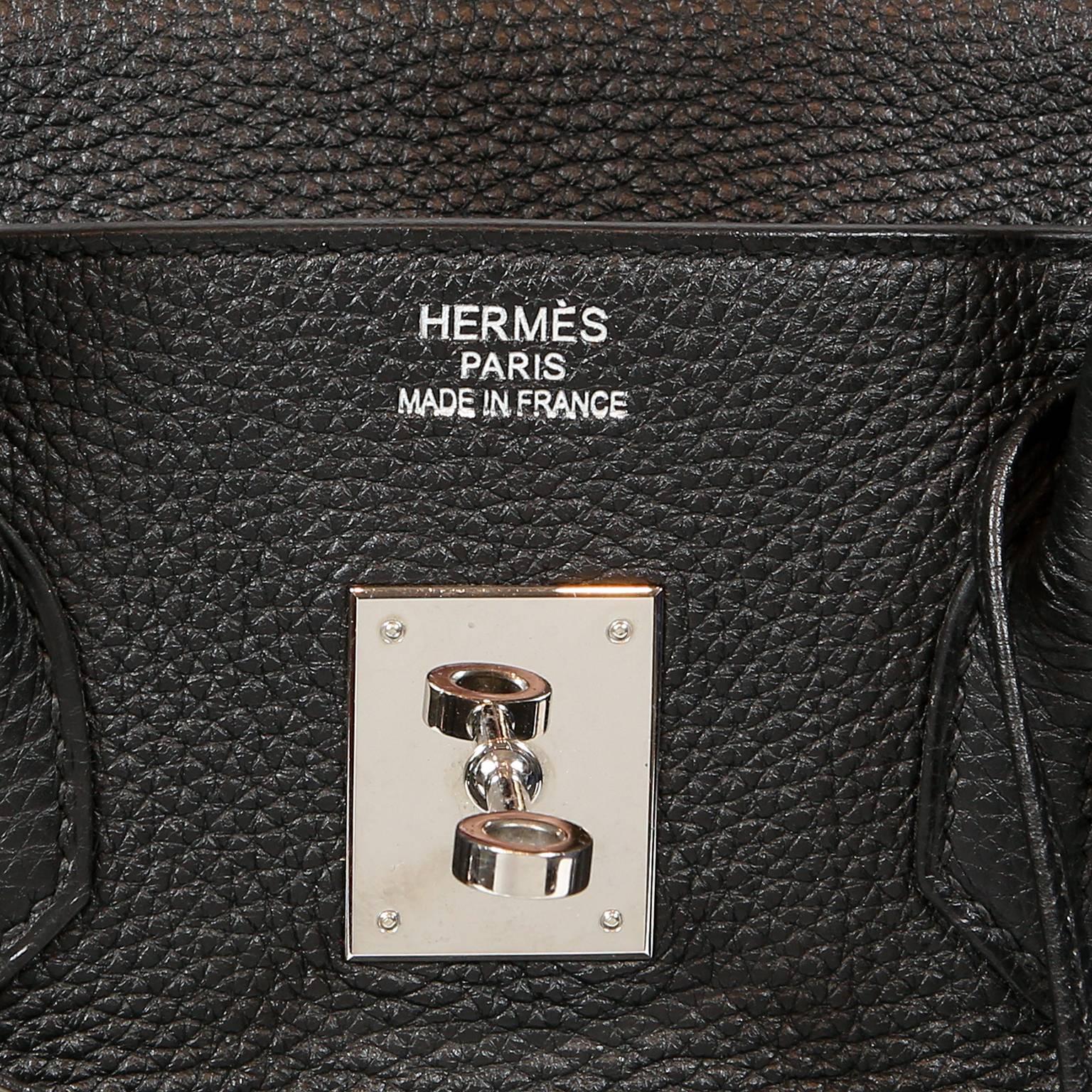 Hermès Black Togo Leather 35 cm Birkin Bag with Palladium HW 3