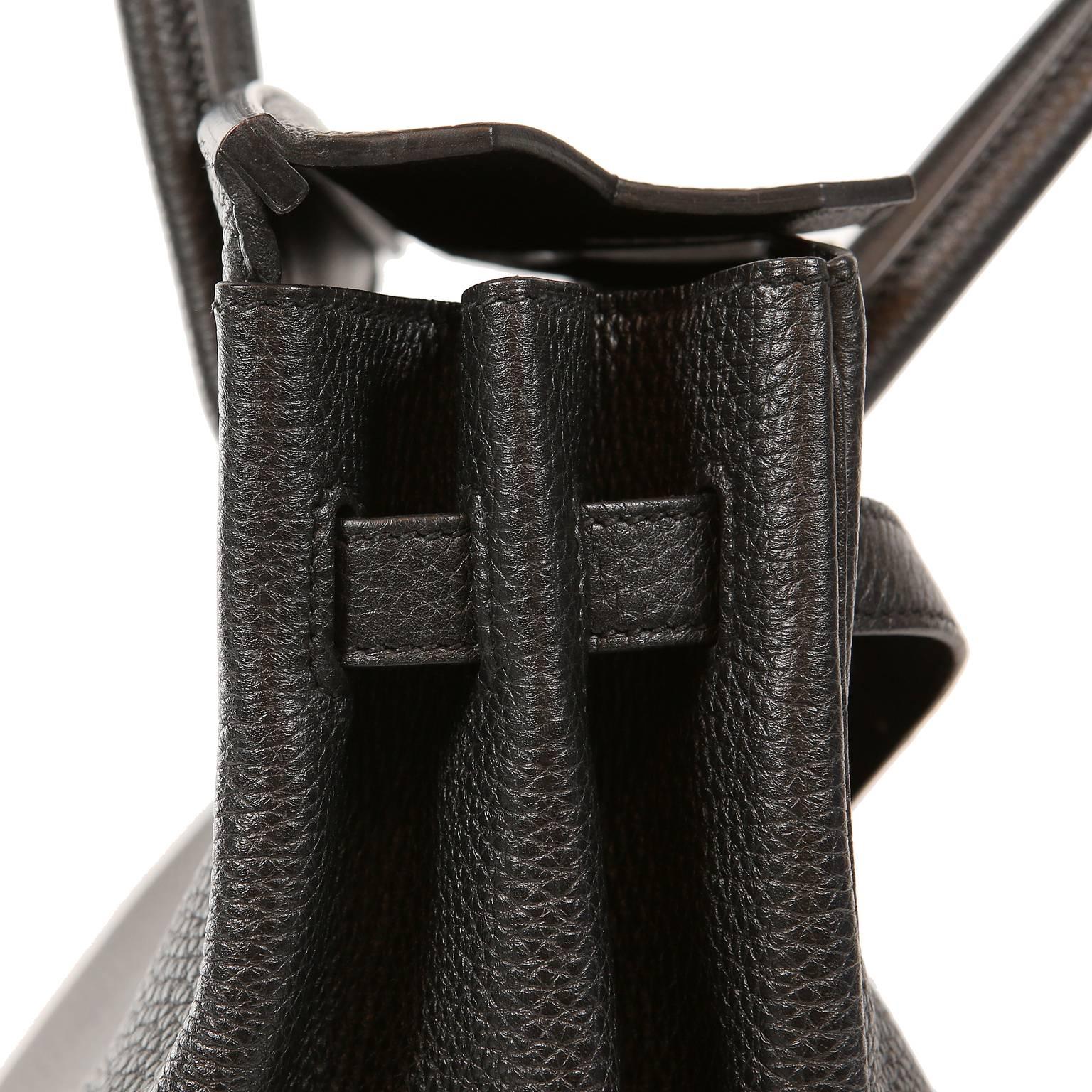 Hermès Black Togo Leather 35 cm Birkin Bag with Palladium HW 4