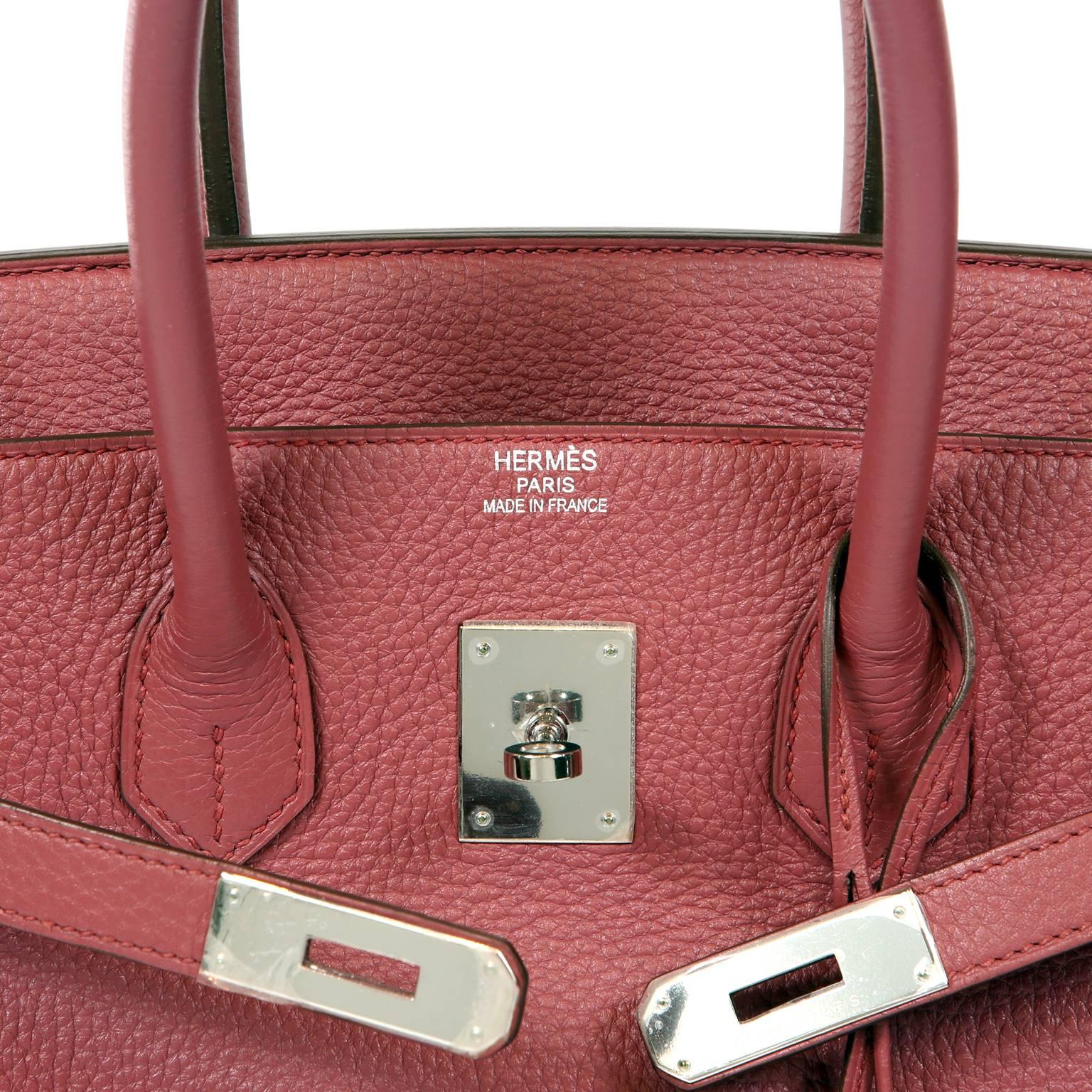 Women's Hermès Bois de Rose Togo Leather 35 cm Birkin Bag