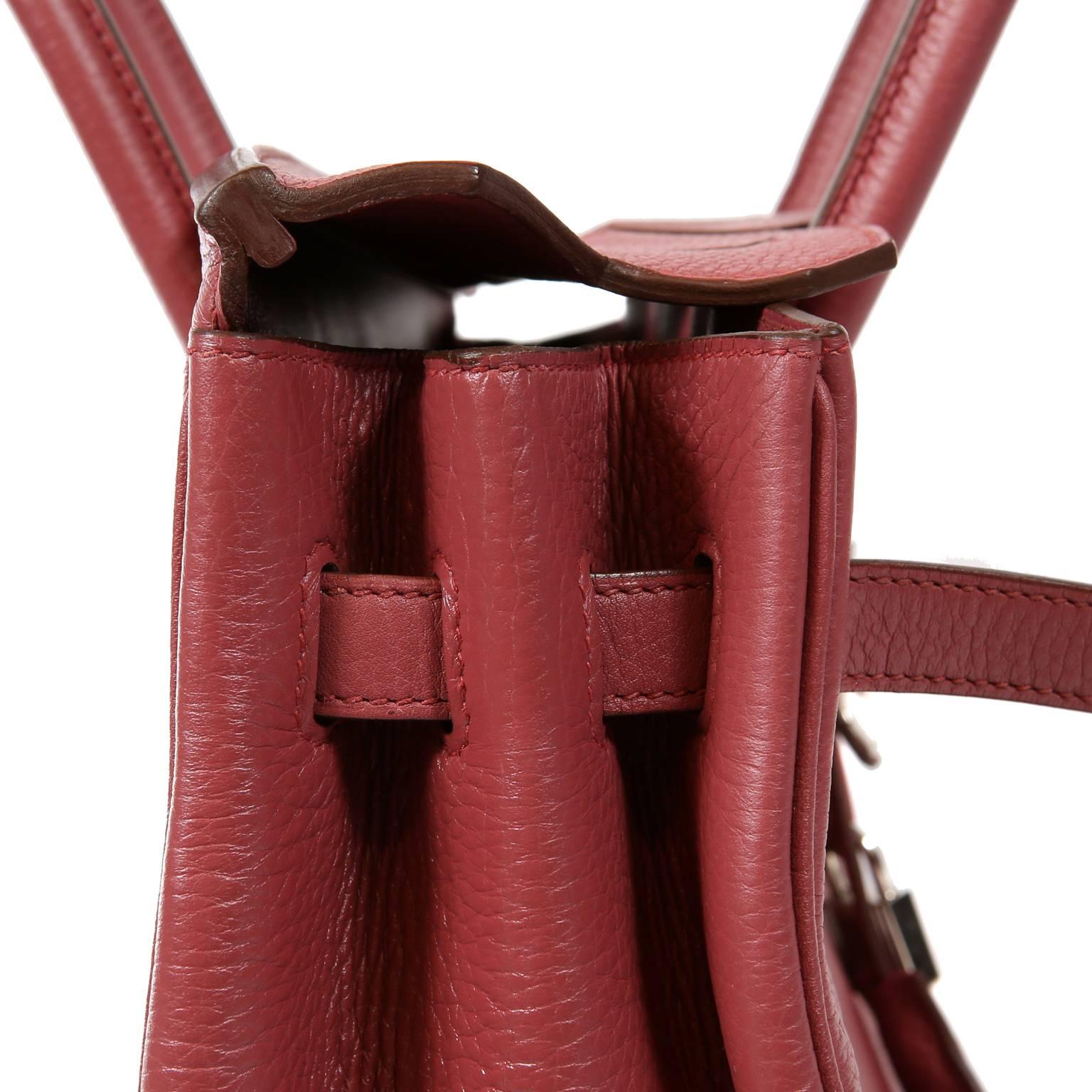 Hermès Bois de Rose Togo Leather 35 cm Birkin Bag 1