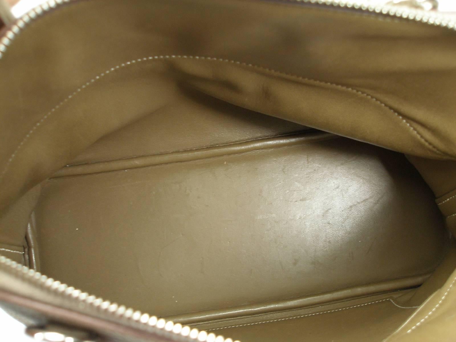 Hermès Bolide Bag 31 Clémence Leather Etoupe 2011  / Excellente Condition  1