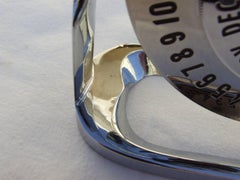 Hermès Calendar Ephemeris Stirrup-Shaped Perpetual Calendar Metal and Leather