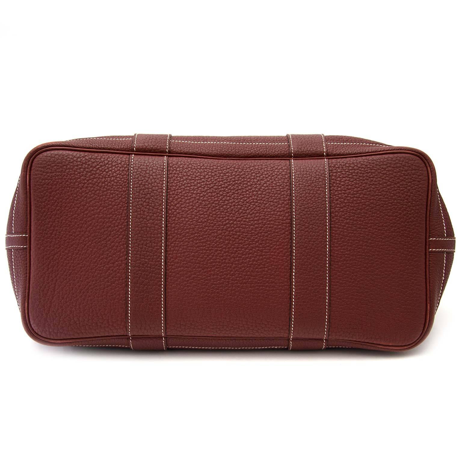 Hermès Garden Party 36 Bordeaux tote bag 2