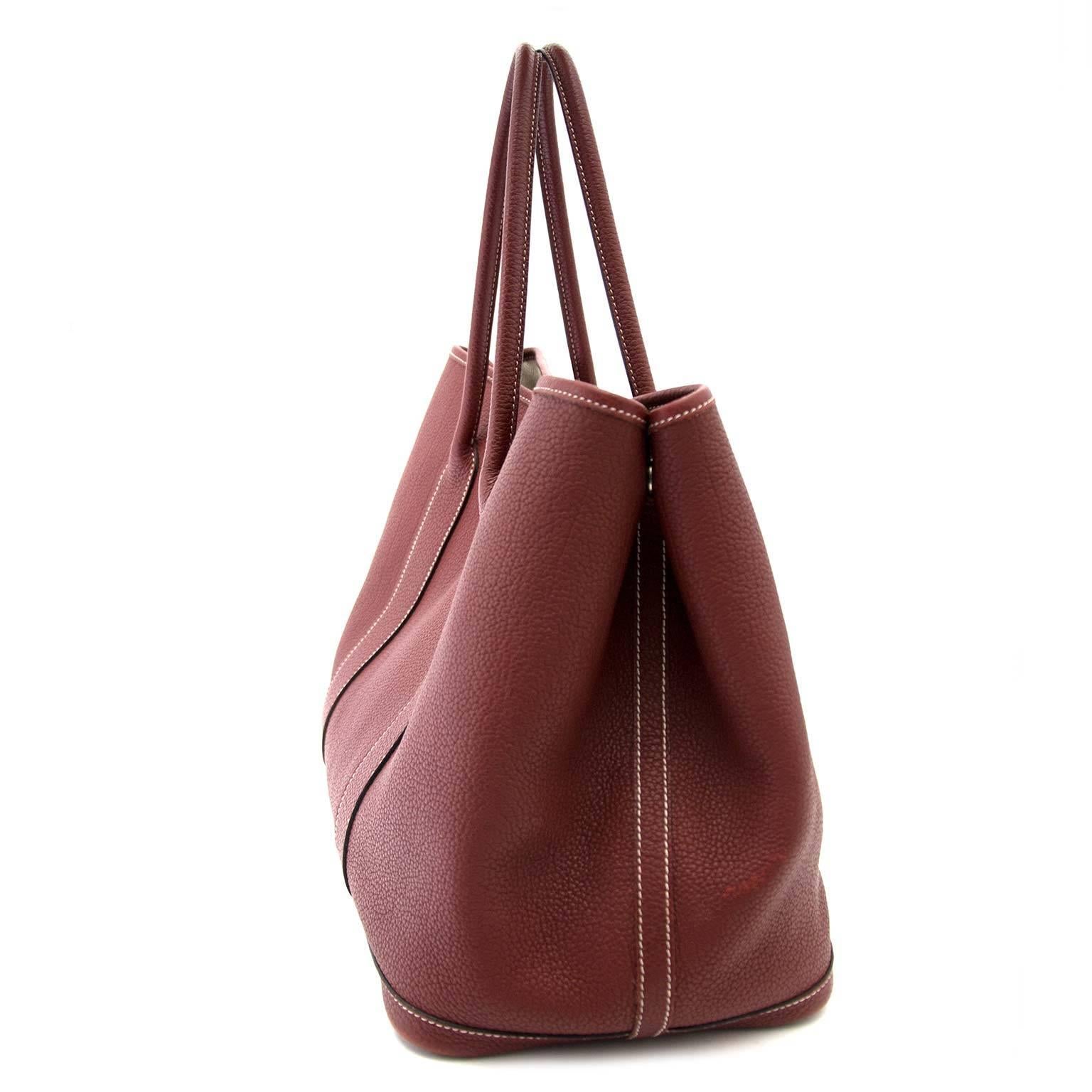 Hermès Garden Party 36 Bordeaux tote bag 1