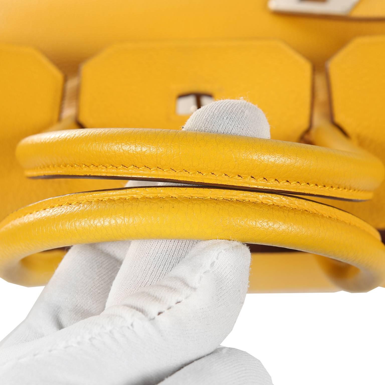 Hermès Soleil Yellow Togo 35cm Birkin Bag with Palladium 3