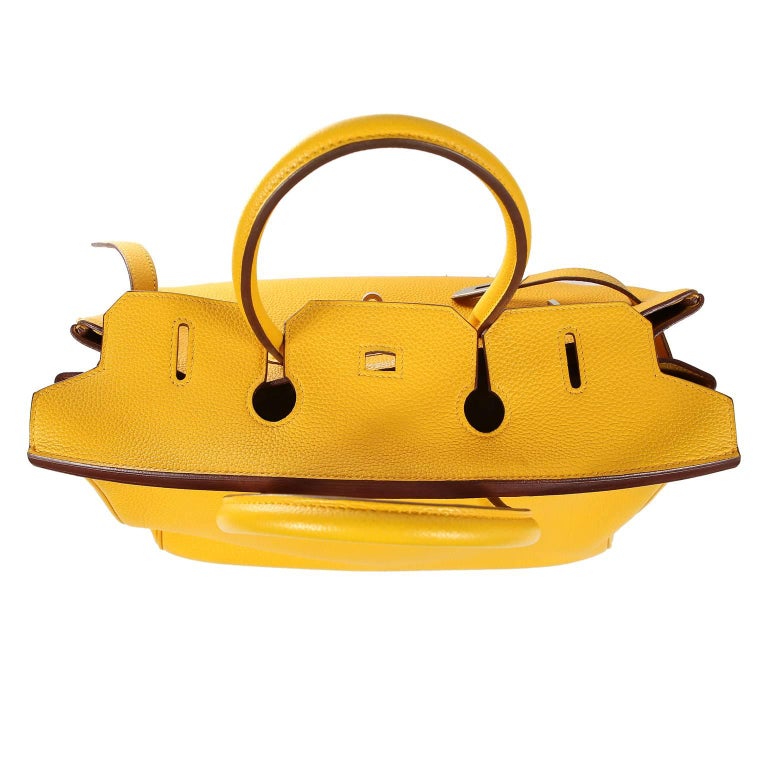 Hermès Soleil Yellow Togo 35cm Birkin Bag with Palladium at 1stDibs ...