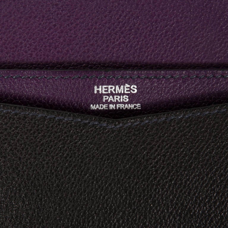 Hermès Tri Color Faco II Convertible Clutch with Strap For Sale 8