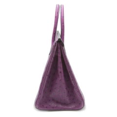 Hermès Violet Ostrich Birkin 35