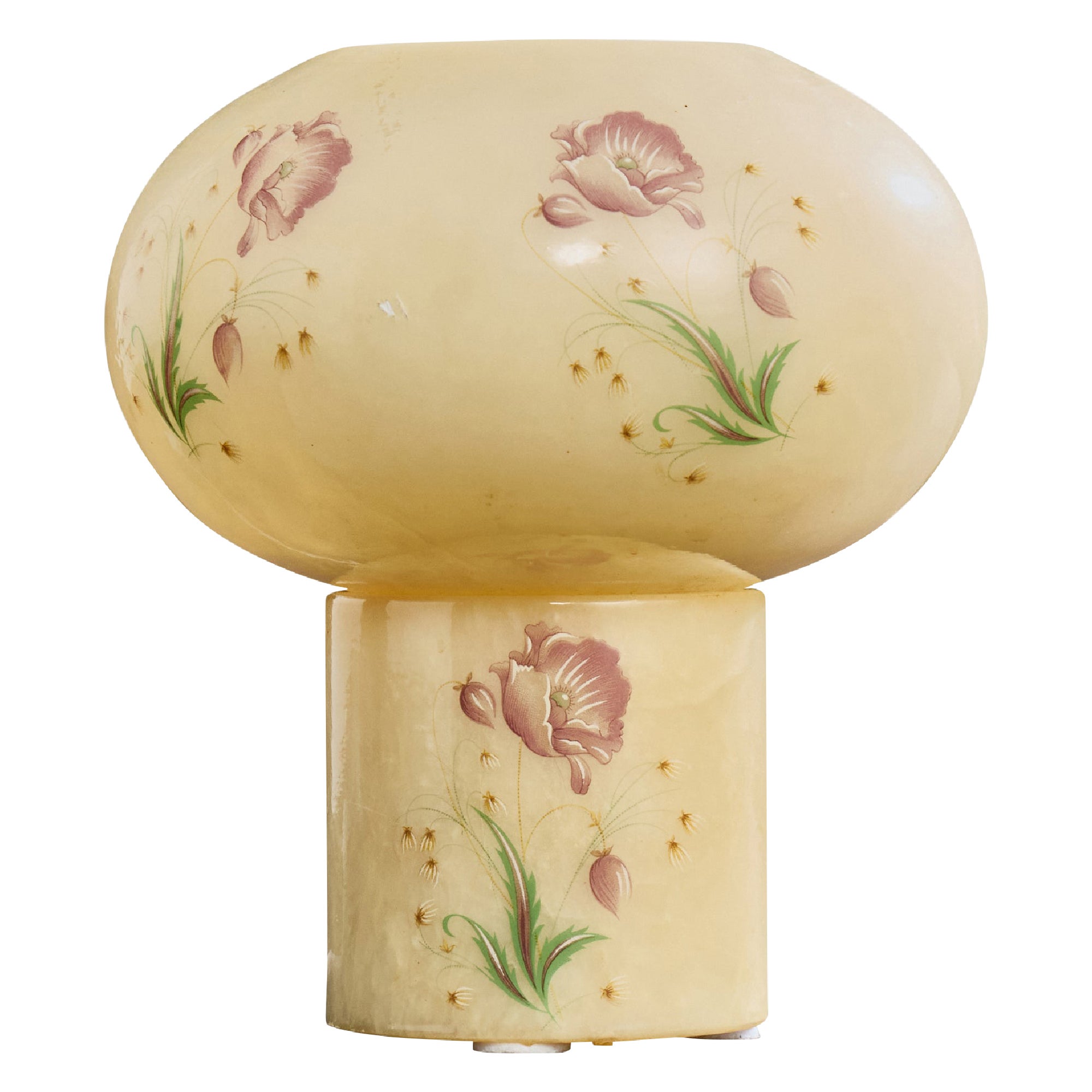 Herna, Tischlampe, Alabaster, Spanien, 1980er Jahre im Angebot